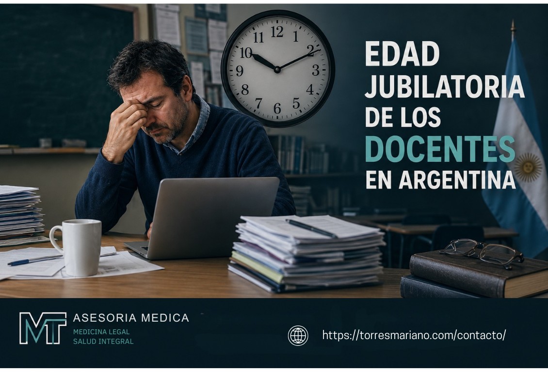Docente argentino con signos de agotamiento laboral y debate sobre edad jubilatoria