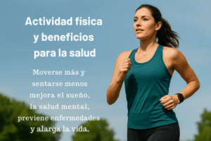 Mujer realizando actividad deportiva
