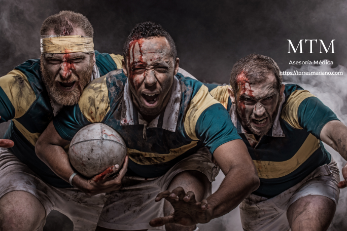 Jugadores de Rugby