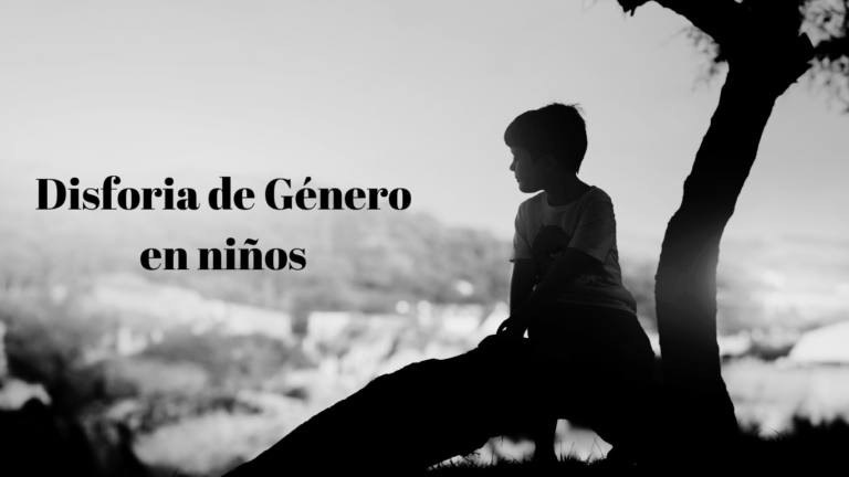 Recomendaciones de la disforia de género en niños